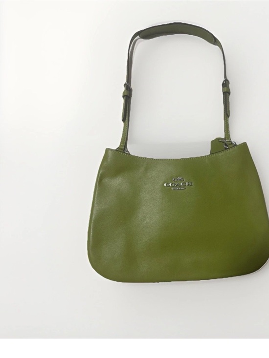 Coach Handbags - Coach Olive Leather Hobo Shoulder Bag